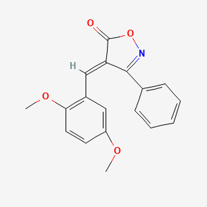 4-(2,5-dimethoxybenzylidene)-3-phenyl-5(4H)-isoxazolone