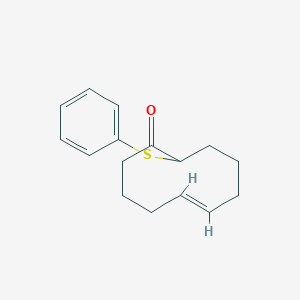 molecular formula C16H20OS B375201 10-(Phenylsulfanyl)-5-cyclodecen-1-one 