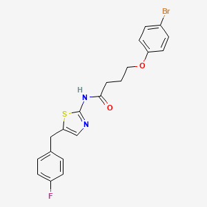 4-(4-bromophenoxy)-N-[5-(4-fluorobenzyl)-1,3-thiazol-2-yl]butanamide