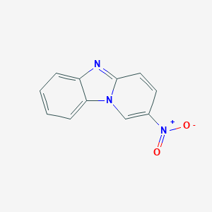 molecular formula C11H7N3O2 B375206 2-Nitropyrido[1,2-a]benzimidazole 