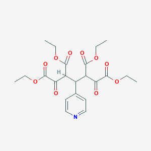 Tetraethyl 1,5-dioxo-3-(4-pyridinyl)-1,2,4,5-pentanetetracarboxylate