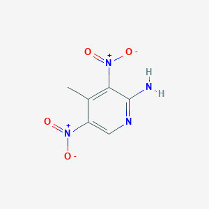 molecular formula C6H6N4O4 B375220 4-Methyl-3,5-dinitropyridin-2-amine CAS No. 25782-40-5