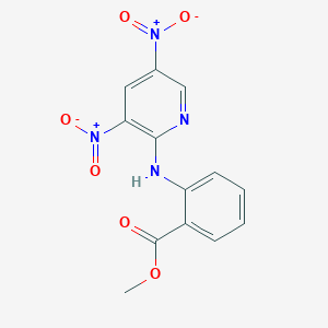 Methyl 2-({3,5-bisnitro-2-pyridinyl}amino)benzoate