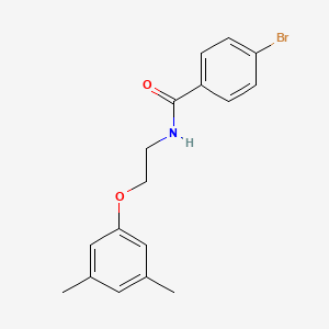 molecular formula C17H18BrNO2 B3752235 4-bromo-N-[2-(3,5-dimethylphenoxy)ethyl]benzamide 