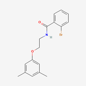 molecular formula C17H18BrNO2 B3752236 2-bromo-N-[2-(3,5-dimethylphenoxy)ethyl]benzamide 