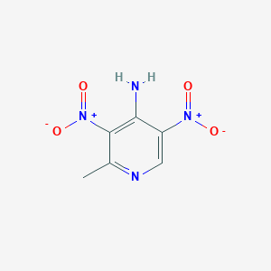 molecular formula C6H6N4O4 B375224 2-Methyl-3,5-dinitropyridin-4-amine CAS No. 27582-13-4