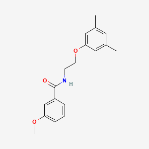 molecular formula C18H21NO3 B3752279 N-[2-(3,5-dimethylphenoxy)ethyl]-3-methoxybenzamide 