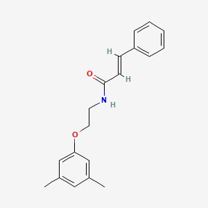 molecular formula C19H21NO2 B3752282 N-[2-(3,5-dimethylphenoxy)ethyl]-3-phenylacrylamide CAS No. 6531-64-2