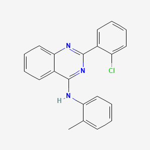 2-(2-chlorophenyl)-N-(2-methylphenyl)-4-quinazolinamine