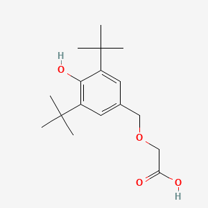 molecular formula C17H26O4 B3752316 [(3,5-di-tert-butyl-4-hydroxybenzyl)oxy]acetic acid 