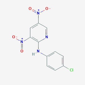 2-(4-Chloroanilino)-3,5-bisnitropyridine