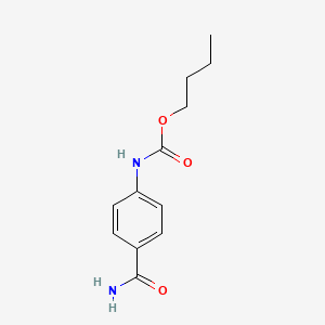 molecular formula C12H16N2O3 B3752361 butyl [4-(aminocarbonyl)phenyl]carbamate 