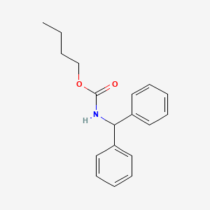 molecular formula C18H21NO2 B3752368 butyl (diphenylmethyl)carbamate 