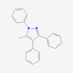 molecular formula C22H18N2 B375237 5-methyl-1,3,4-triphenyl-1H-pyrazole 