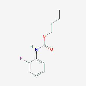 molecular formula C11H14FNO2 B3752370 butyl (2-fluorophenyl)carbamate 