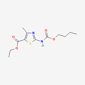 Ethyl 2-(butoxycarbonylamino)-4-methyl-1,3-thiazole-5-carboxylate