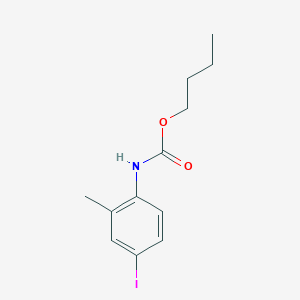 molecular formula C12H16INO2 B3752402 butyl (4-iodo-2-methylphenyl)carbamate 