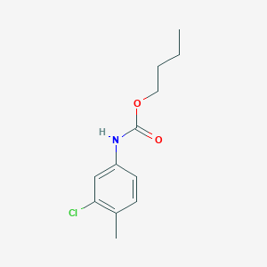 molecular formula C12H16ClNO2 B3752403 butyl (3-chloro-4-methylphenyl)carbamate 