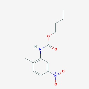 molecular formula C12H16N2O4 B3752407 butyl (2-methyl-5-nitrophenyl)carbamate 