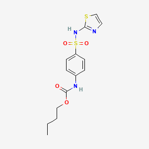 Butyl [4-(1,3-thiazol-2-ylsulfamoyl)phenyl]carbamate