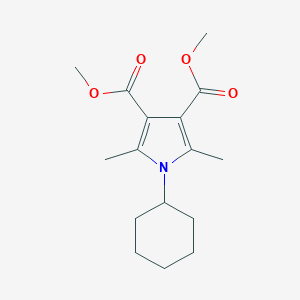 dimethyl 1-cyclohexyl-2,5-dimethyl-1H-pyrrole-3,4-dicarboxylate