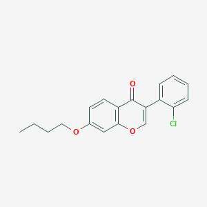 7-butoxy-3-(2-chlorophenyl)-4H-chromen-4-one