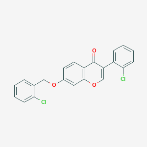 7-[(2-chlorobenzyl)oxy]-3-(2-chlorophenyl)-4H-chromen-4-one