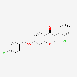 7-[(4-chlorobenzyl)oxy]-3-(2-chlorophenyl)-4H-chromen-4-one