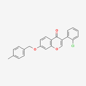 3-(2-chlorophenyl)-7-[(4-methylbenzyl)oxy]-4H-chromen-4-one