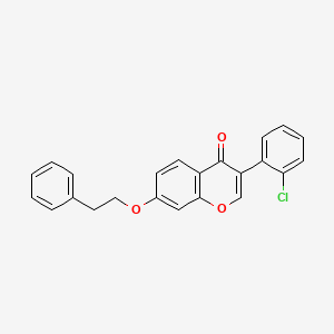 3-(2-Chlorophenyl)-7-(2-phenylethoxy)chromen-4-one