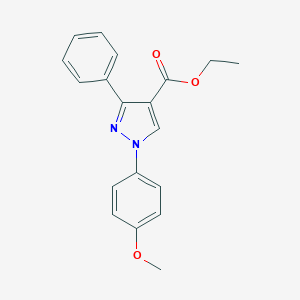 ethyl 1-(4-methoxyphenyl)-3-phenyl-1H-pyrazole-4-carboxylate