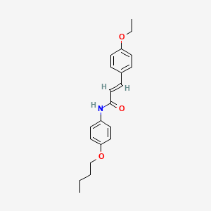 (2E)-N-(4-butoxyphenyl)-3-(4-ethoxyphenyl)prop-2-enamide