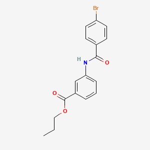 propyl 3-[(4-bromobenzoyl)amino]benzoate