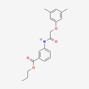 propyl 3-{[(3,5-dimethylphenoxy)acetyl]amino}benzoate