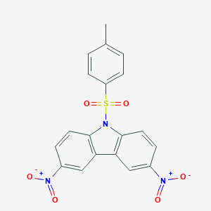 3,6-bisnitro-9-[(4-methylphenyl)sulfonyl]-9H-carbazole