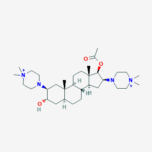 molecular formula C33H60N4O3+2 B037528 3-Desacetylpipecuronium CAS No. 121935-02-2