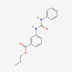 Propyl 3-[(phenylcarbamoyl)amino]benzoate