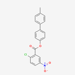 [4-(4-Methylphenyl)phenyl] 2-chloro-5-nitrobenzoate