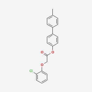 [4-(4-Methylphenyl)phenyl] 2-(2-chlorophenoxy)acetate