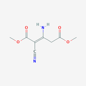 Dimethyl 3-amino-2-cyanopent-2-enedioate