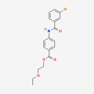 2-ethoxyethyl 4-[(3-bromobenzoyl)amino]benzoate