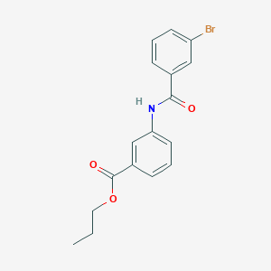 propyl 3-[(3-bromobenzoyl)amino]benzoate