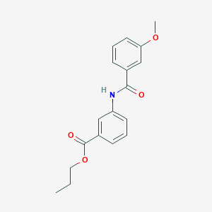 propyl 3-[(3-methoxybenzoyl)amino]benzoate