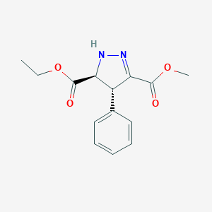 molecular formula C14H16N2O4 B375303 5-ethyl 3-methyl 4-phenyl-4,5-dihydro-1H-pyrazole-3,5-dicarboxylate 