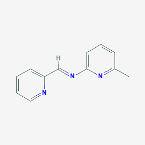 N-(6-methyl-2-pyridinyl)-N-(2-pyridinylmethylene)amine