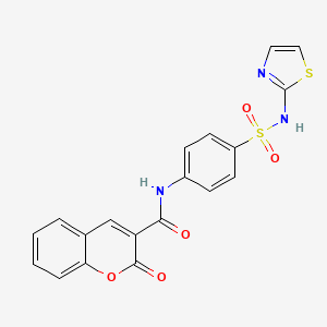 2-oxo-N-[4-(1,3-thiazol-2-ylsulfamoyl)phenyl]-2H-chromene-3-carboxamide