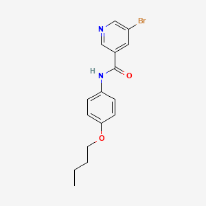 5-bromo-N-(4-butoxyphenyl)nicotinamide