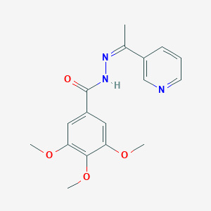 3,4,5-trimethoxy-N'-[1-(3-pyridinyl)ethylidene]benzohydrazide