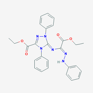 ethyl 5-[(2-ethoxy-2-oxo-N-phenylethanehydrazonoyl)imino]-1,4-diphenyl-4,5-dihydro-1H-1,2,4-triazole-3-carboxylate