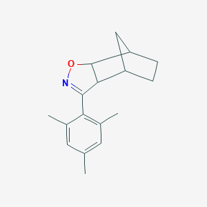 molecular formula C17H21NO B375318 5-Mesityl-3-oxa-4-azatricyclo[5.2.1.0~2,6~]dec-4-ene CAS No. 823218-99-1